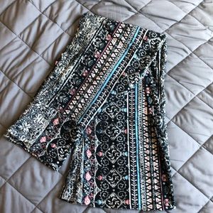 Patterned cozy pants